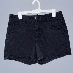 Black Denim Women's Shorts